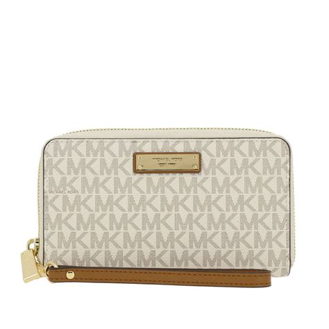 michael kors cream wallet|Michael Kors Wallet outlet store.